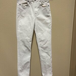 Rag & Bone White Denim Jeans
